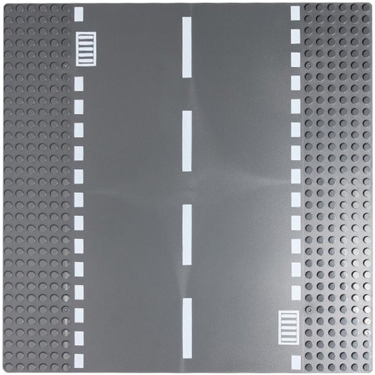 City wegenplaat recht van bricksNblocks® | combineer met Lego wegplaten 32x32 noppen | afmeting 25,5 cm x 25,5 cm | past op LEGO wegenplaten